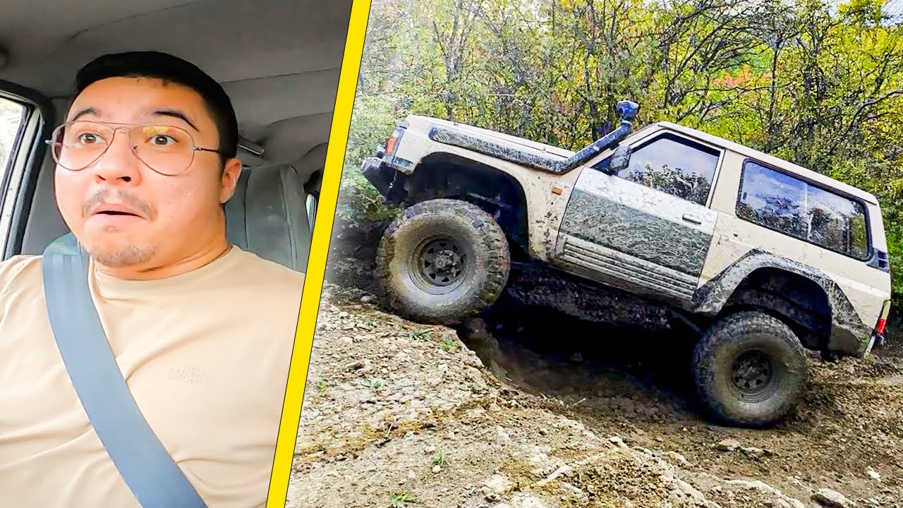 J'ai eu peur qu'on se retourne ! Franchissement en 4x4 ! 😱