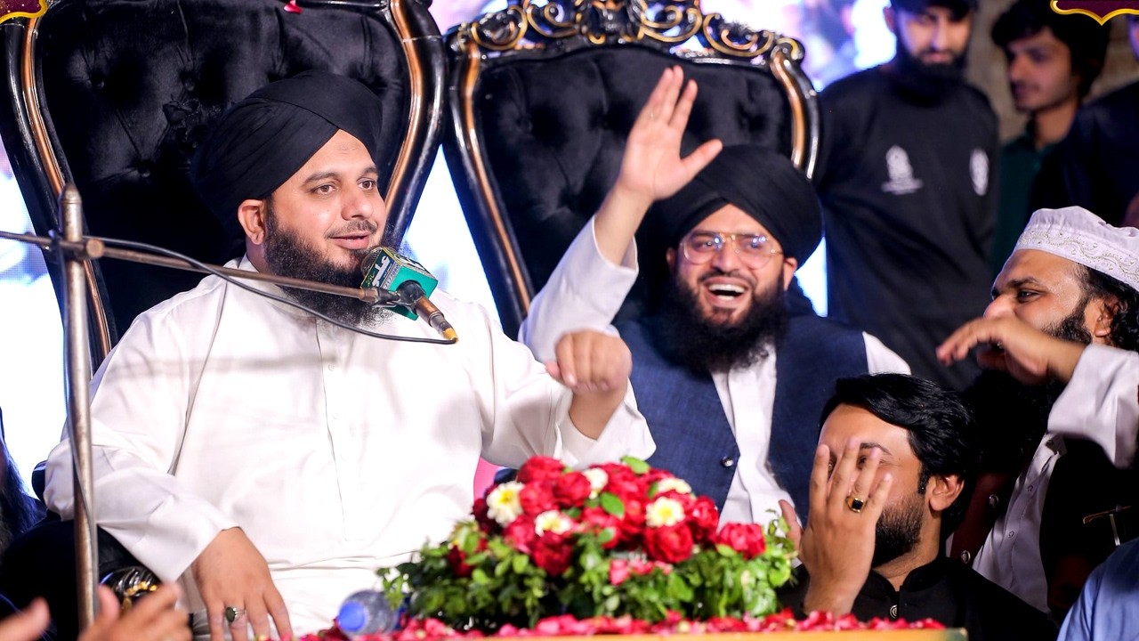 Mufti Samar Abbas Attari Meets Peer Ajmal Raza Qadri | Powerful Bayan & Spiritual Talk