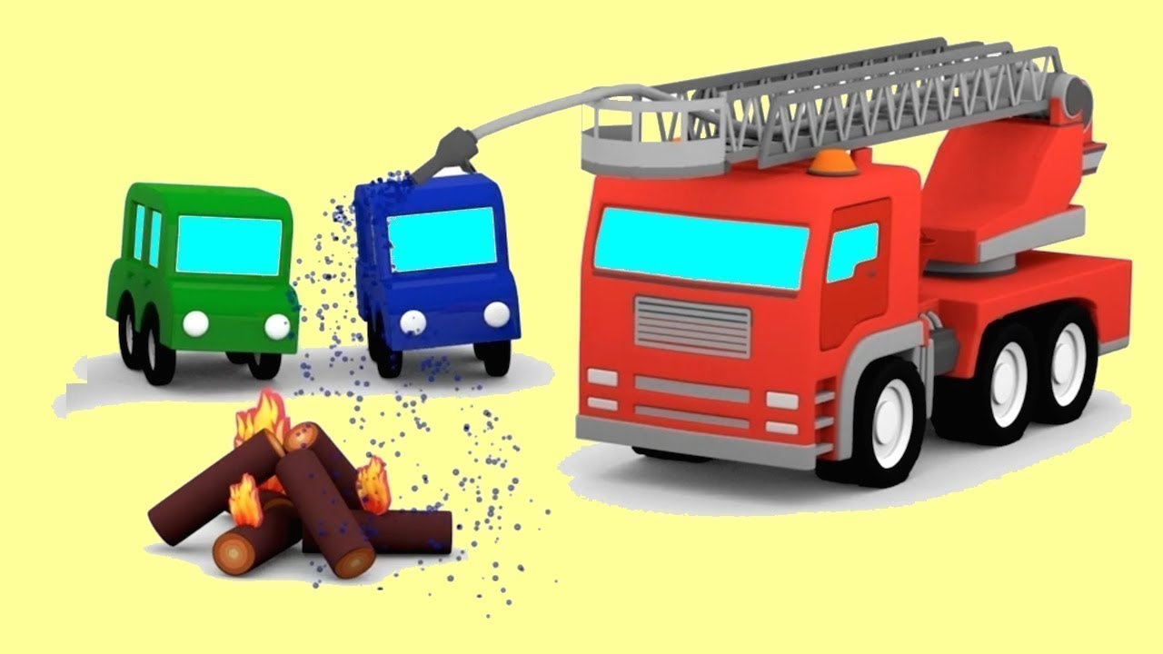 Die 4 kleinen Autos - 5 Folgen am Stück - Lehrreiche Cartoons für kleine Kinder