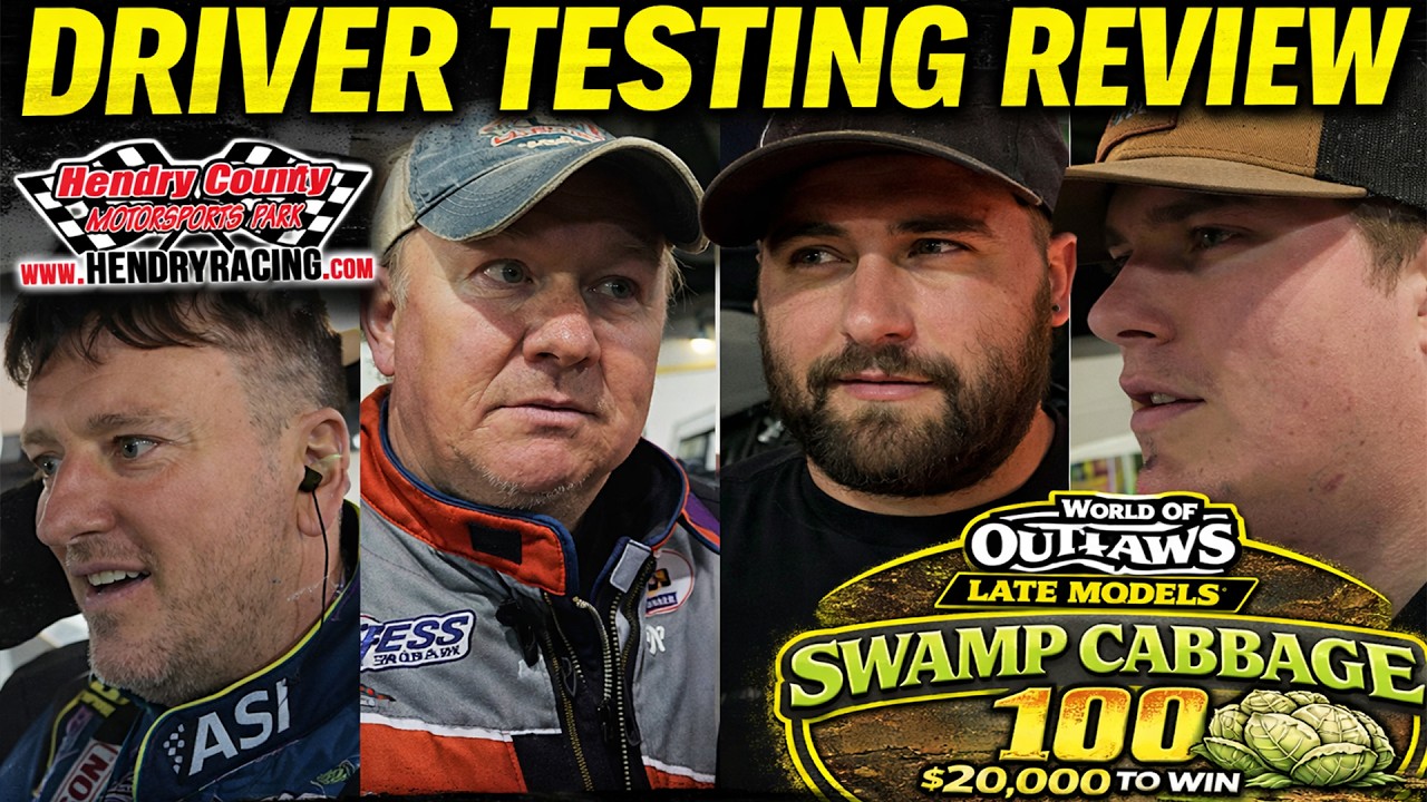 World of Outlaws Full-Timers give their REVIEW of Hendry County after Practice Night Round 1!!