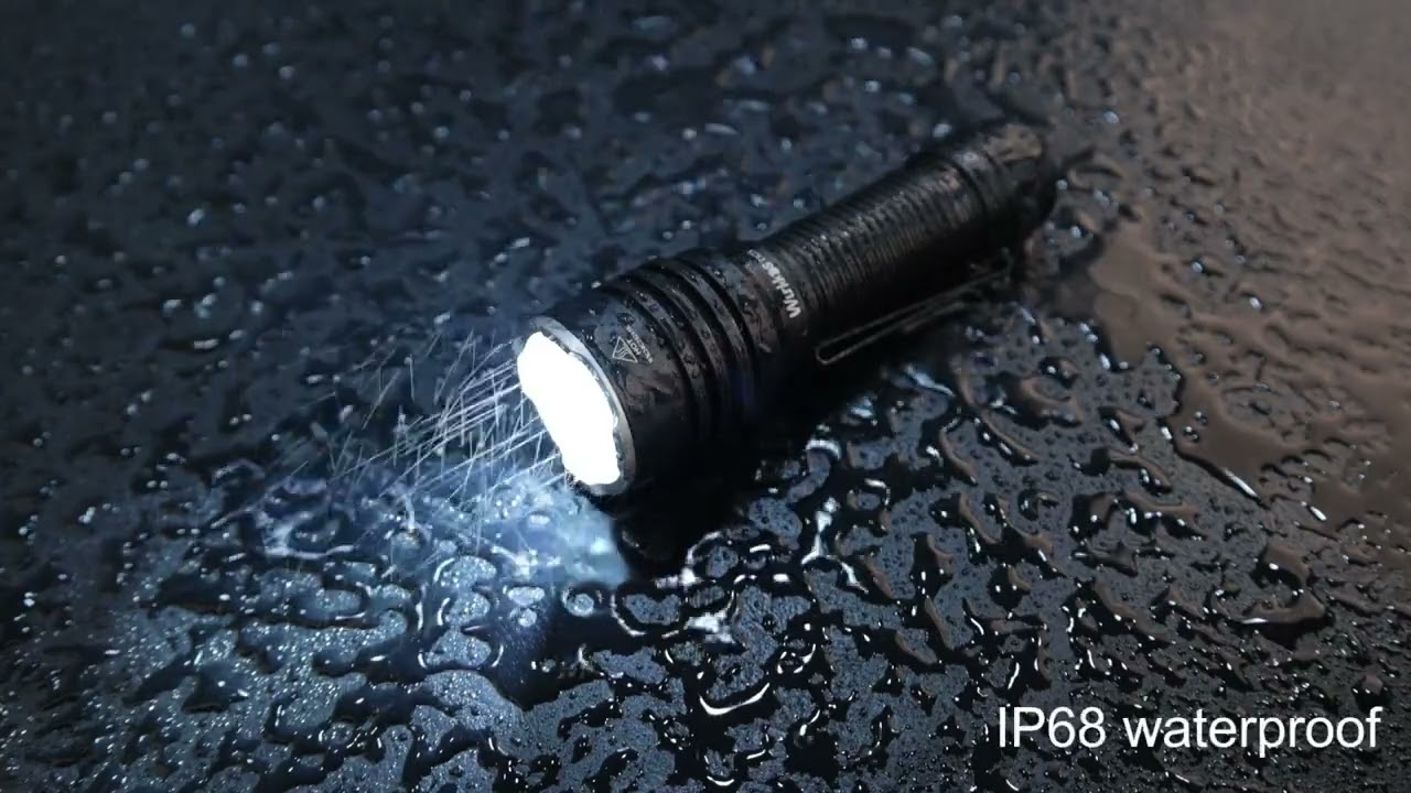 Wurkkos TS23 21700 Rechargeable Tactical Flashlight XHP70.3 HI LED