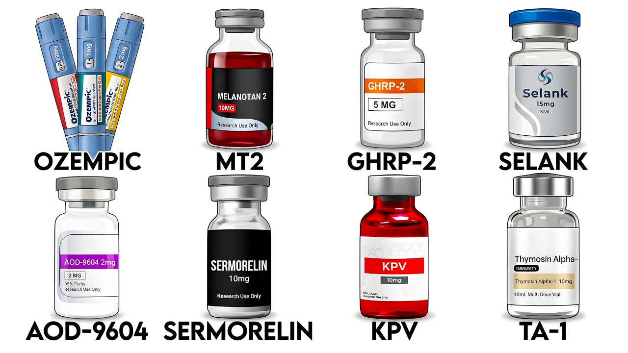 Every Peptide & It's Effects Explained PART 2
