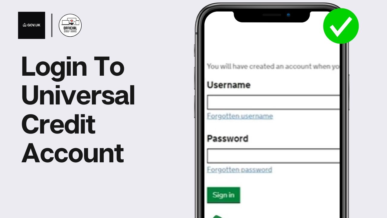How to Login to Universal Credit Account