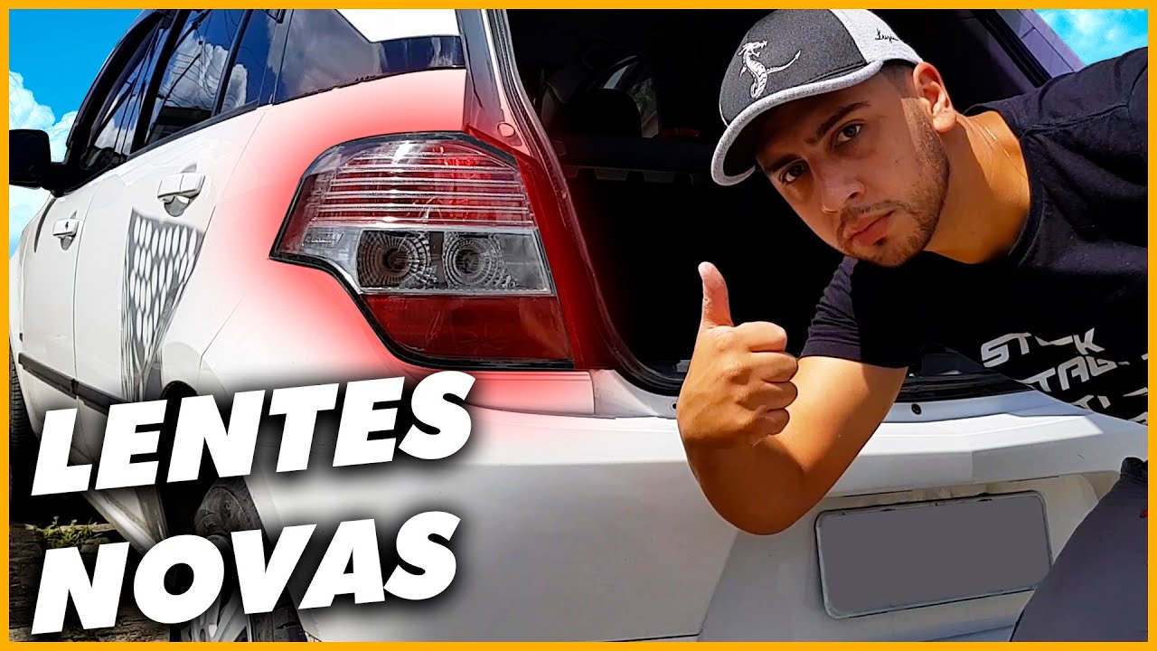 TROCA DE LENTES DAS LANTERNAS TRASEIRA DO AGILE