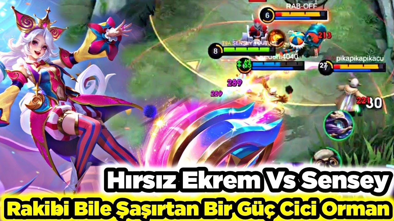 Hırsız Ekrem Ve Sensey’in Mücadelesi Hemen Gidin Cici Orman Oynayın İnanılmaz Güçlü Mobile Legends