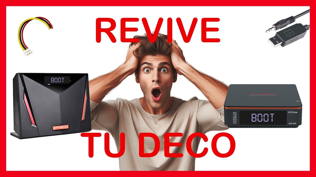 ➡️RECUPERA/REVIVE TU GTMEDIA V8 UHD/V9 PRIME EN BOOT/BLOQUEADO CON CABLE RS 232 - TUTORIAL 2024🚀