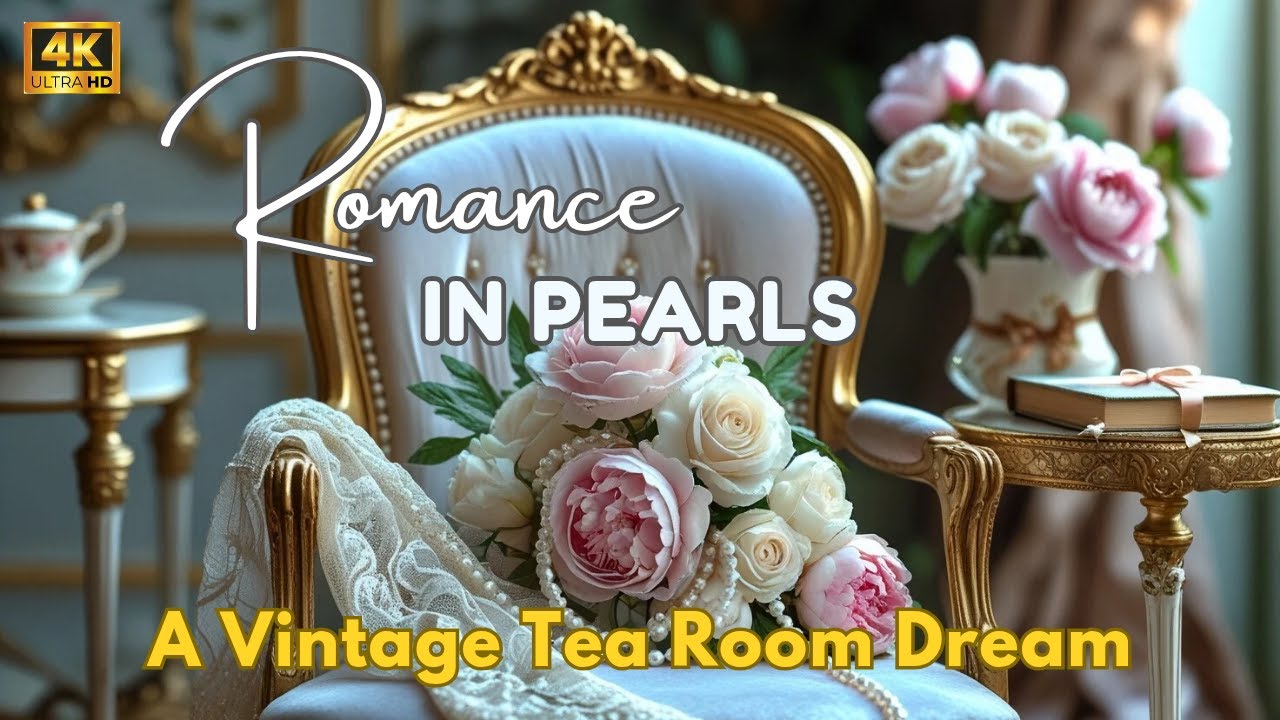Jaw-Dropping Elegance | How to Design a Pearl and Gold Vintage Tea Room with Style