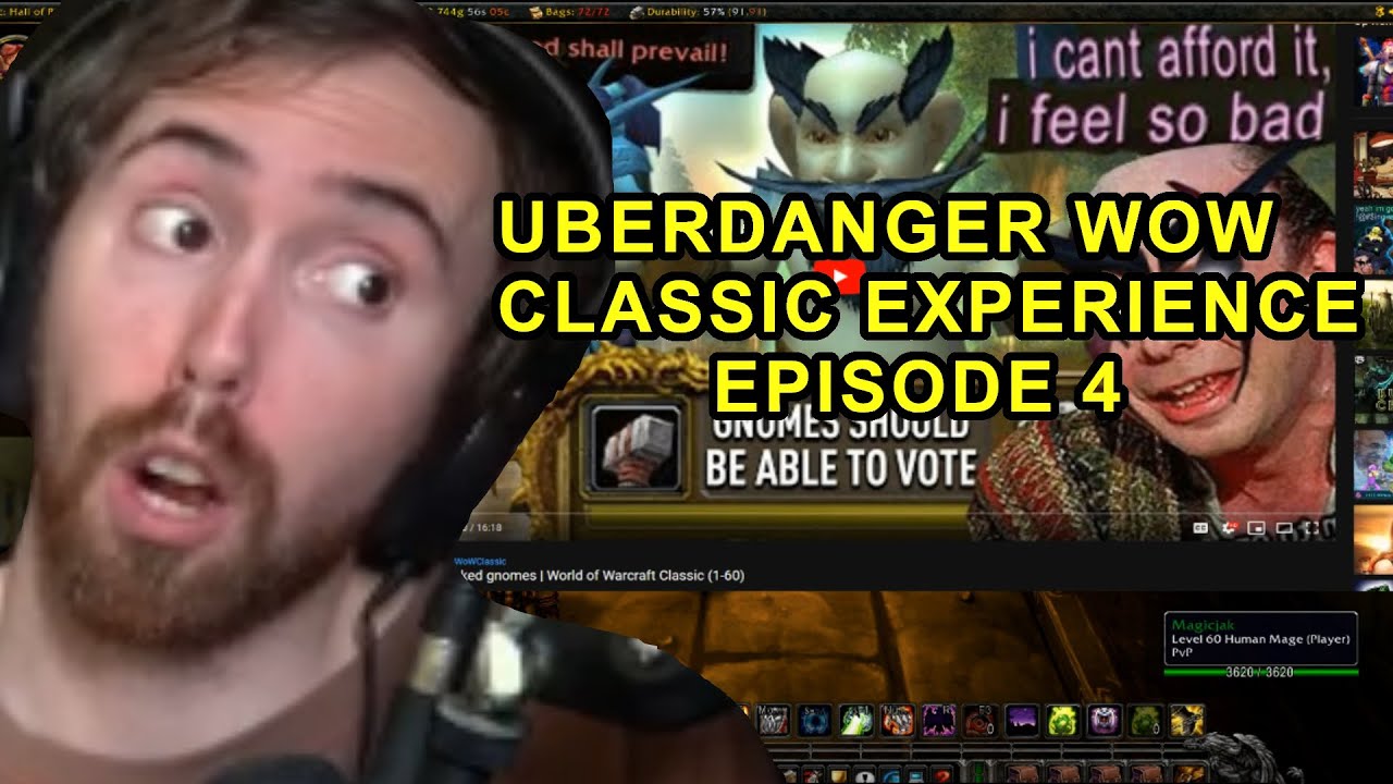 ASMONGOLD REACTS TO UBERDANGER WOW CLASSIC ADVENTURE ( Episode 4 )