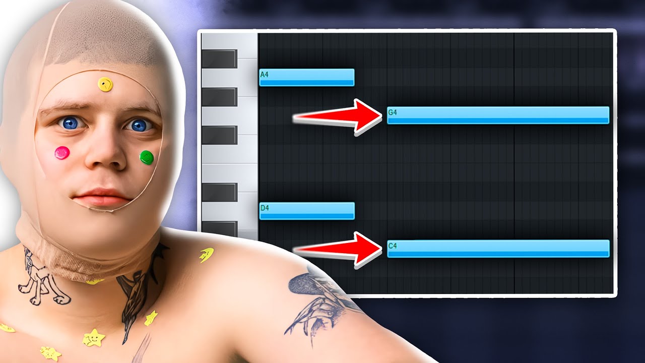 HOW to make beats like YUNG LEAN - VIOLENCE