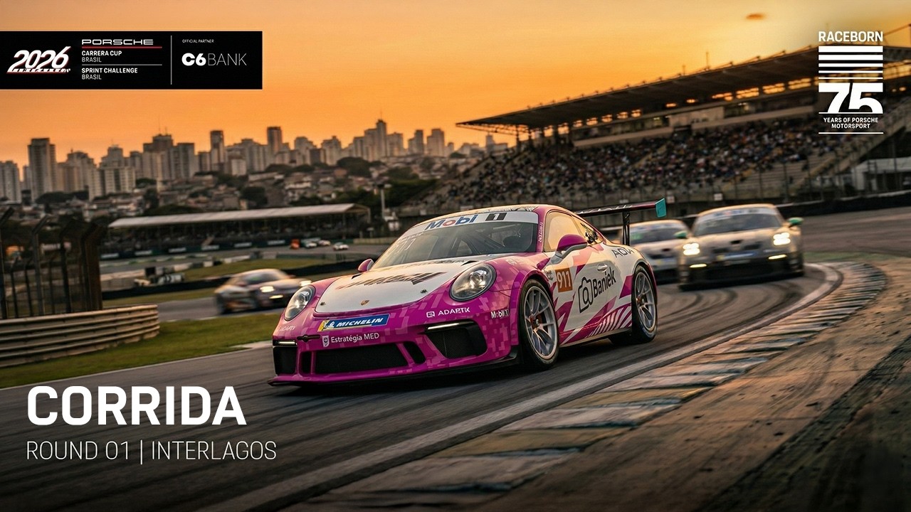 🔴 AO VIVO | Paulo Muzy na Porsche Cup Interlagos 2026 – Etapa 1 (COM IMAGENS)