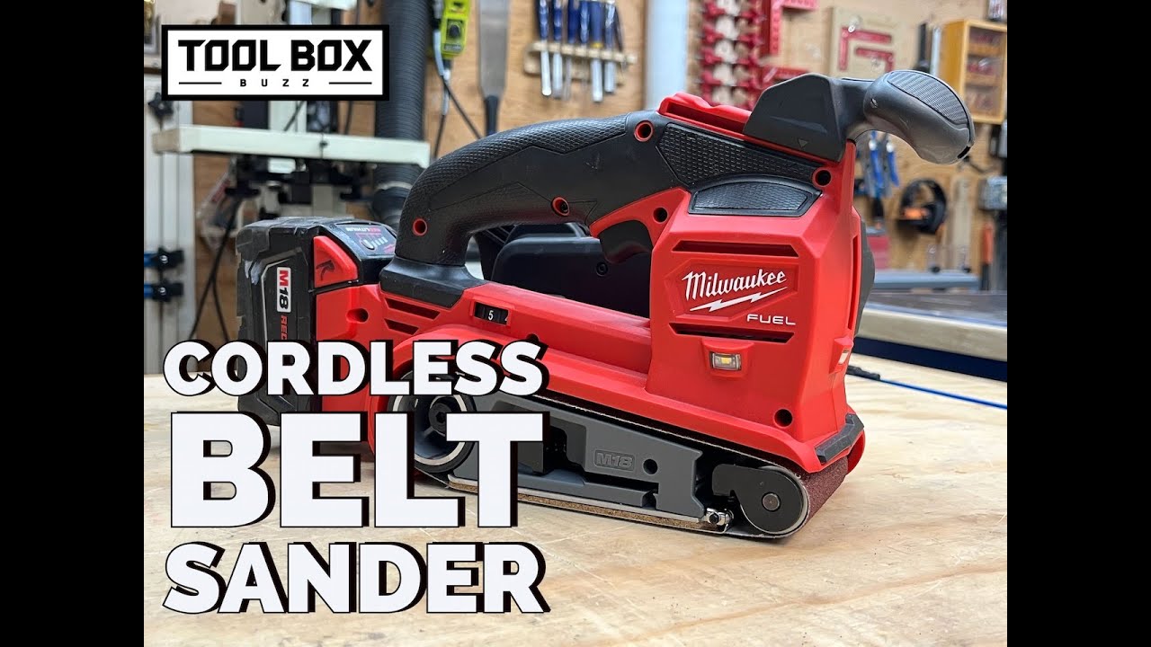 Обзор ленточной шлифовальной машины Milwaukee M18