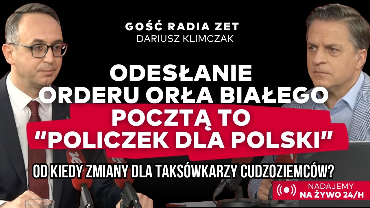 Klimczak o prezydencie Ukrainy: Policzek dla Polski. Od kiedy zmiany dla taks&oacute;wkarzy cudzoziemc&oacute;w?