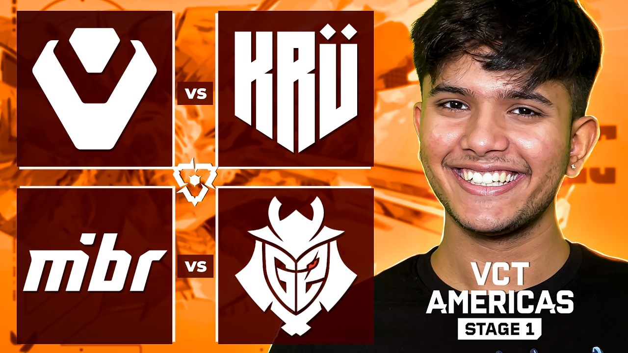 🔴 SEN VS KRU | G2 VS MIBR | VCT AMERICAS STAGE 1 #VCTWatchparty