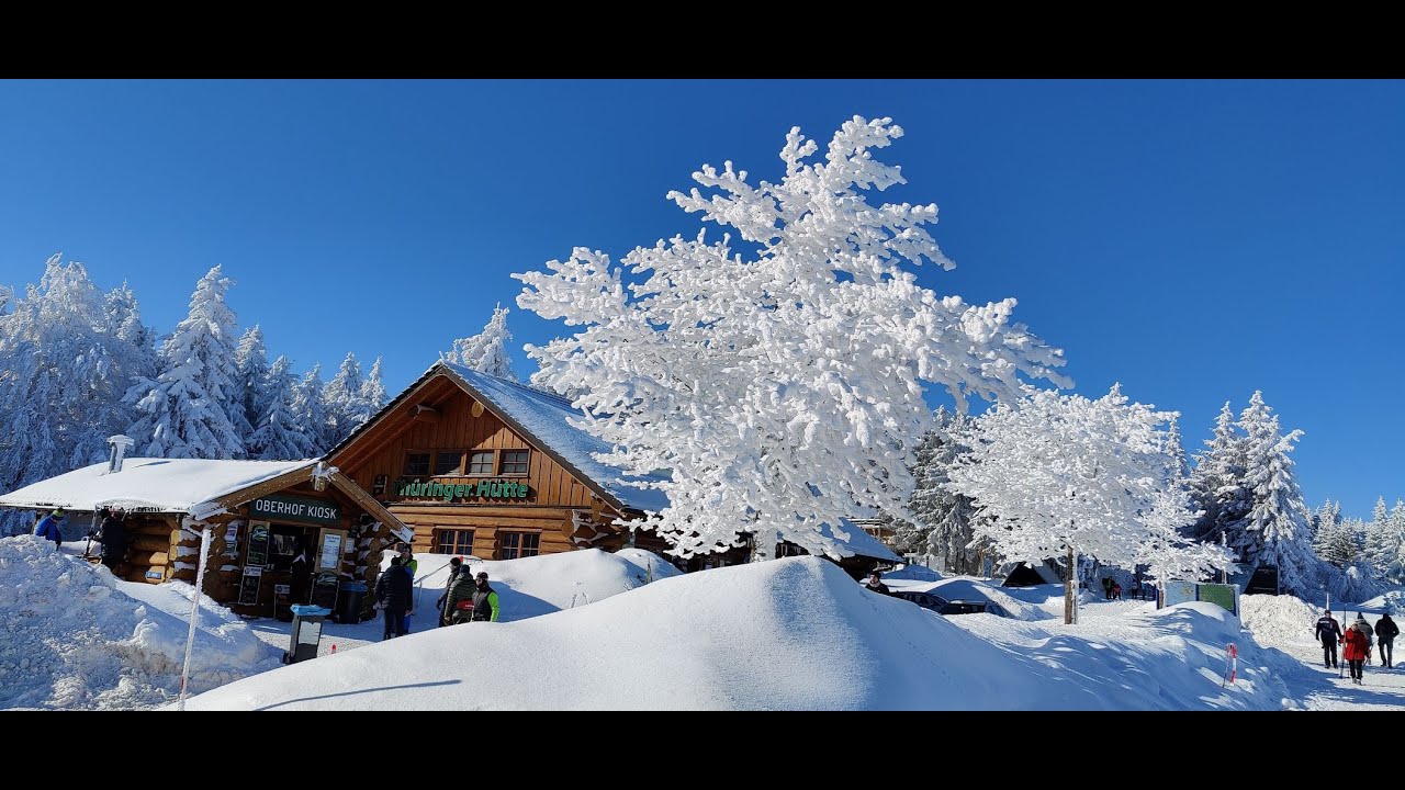 Oberhof im Winter 2021 mit der Panasonic HC-X1 in 4K