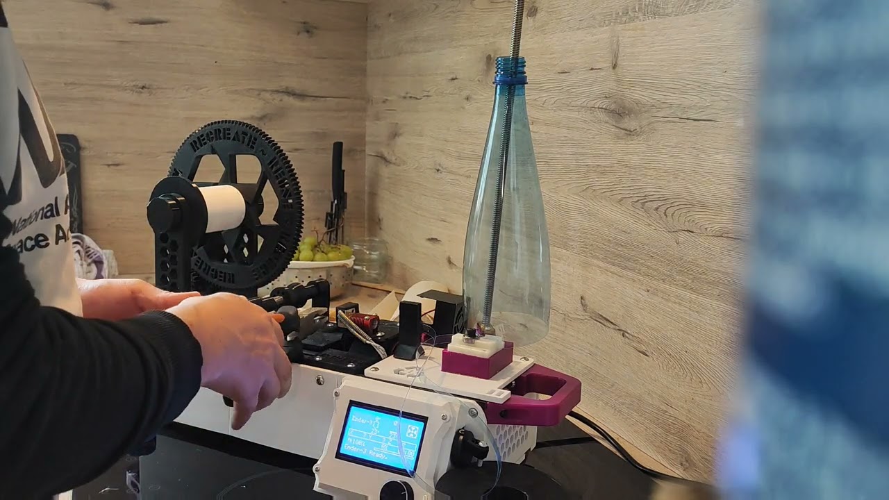 Comment je recycle des bouteilles plastiques et de l'outillage ♻️#3dprinting #upcycling #recycling