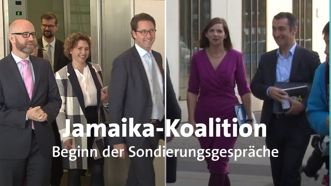 Jamaika-Koalition: Beginn der Sondierungsgespräche