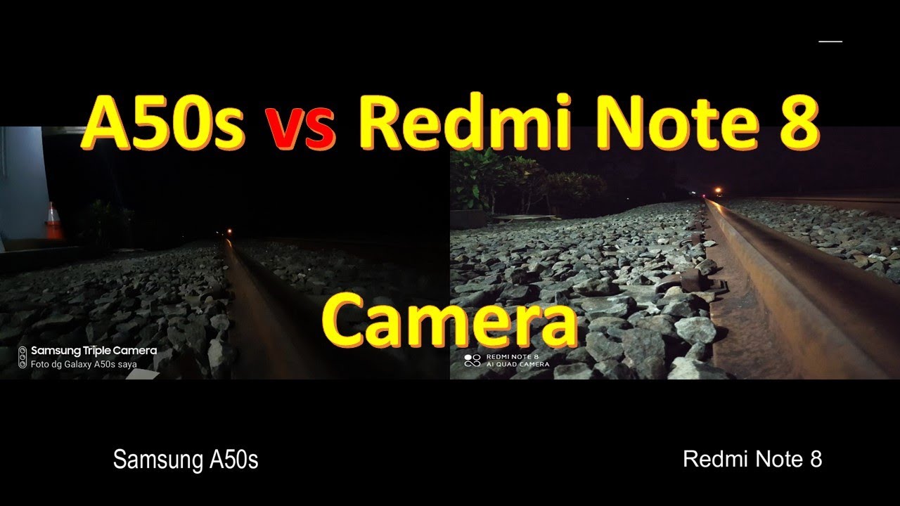 Compare Samsung Galaxy A50s vs Redmi Note 8 || Camera