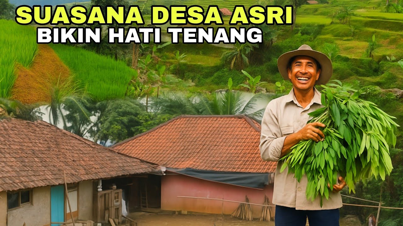 DESA IMPIAN | Syahdunya Hidup di Pelosok yang masih Asri, di lereng Kaki Gunung‼️