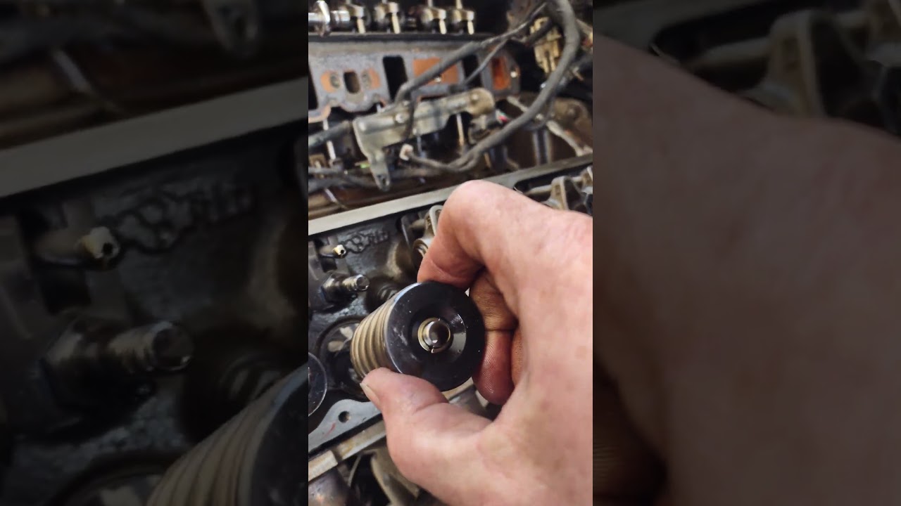 How to remove valves without removing head.