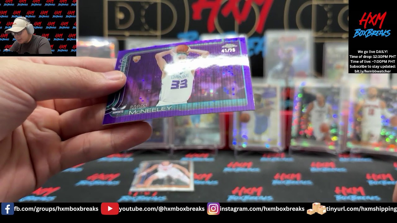 HxM BB#2018 Team Random - 8x 25-26 Topps Chrome Hanger Boxes