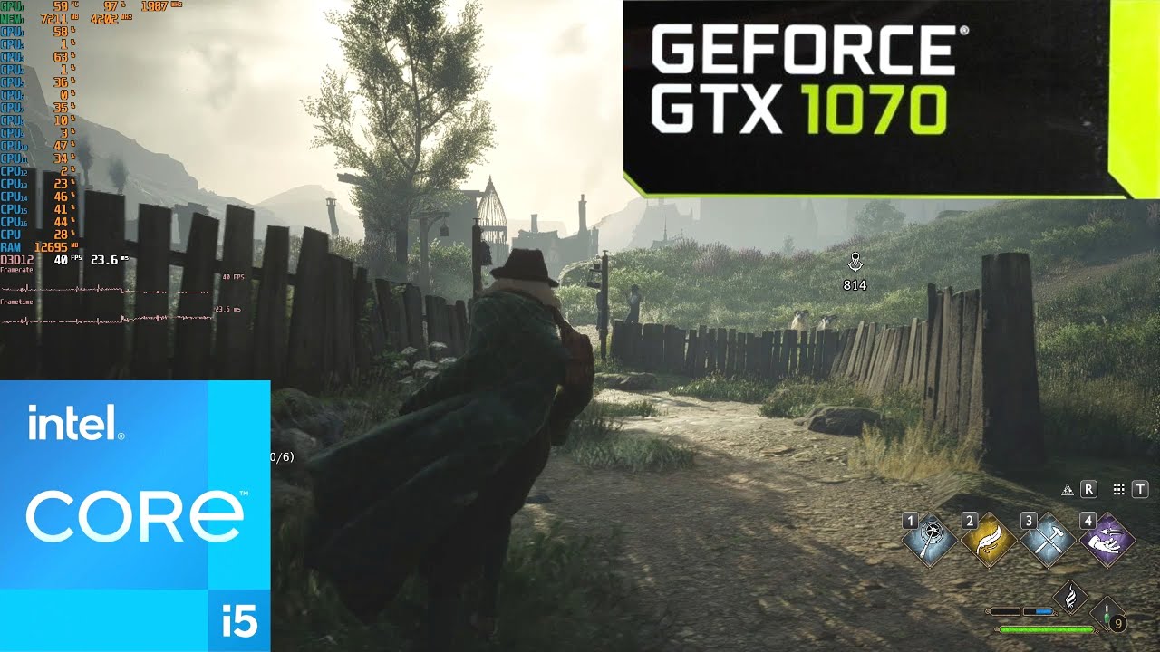 GTX 1070 *BEST* Settings for Hogwarts Legacy! (Sharp & Smooth)