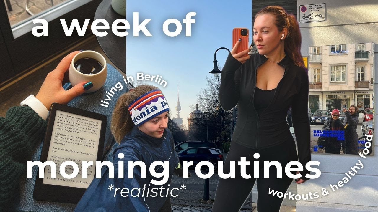 week of morning routines✨gym workouts, run, pilates and lots of good food and coffee🍳🍅☕