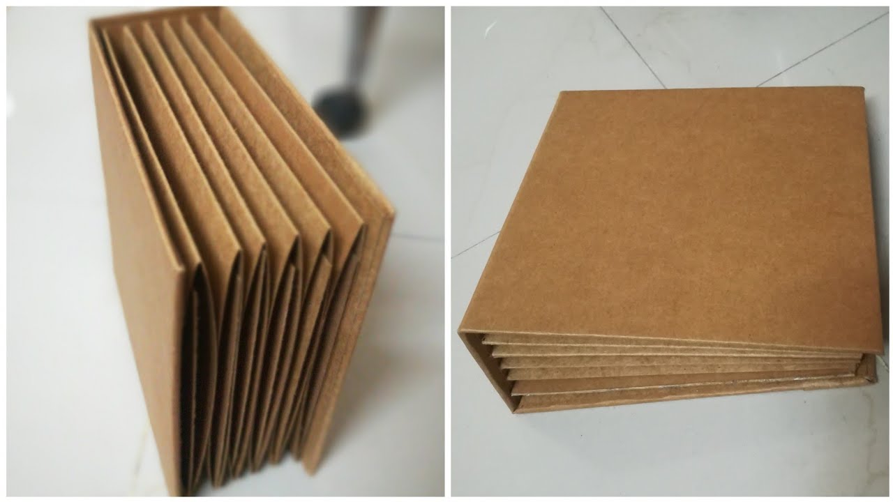 6x6 inch scrapbook base | raw scrapbook base | pocket pages | hidden hinge binding