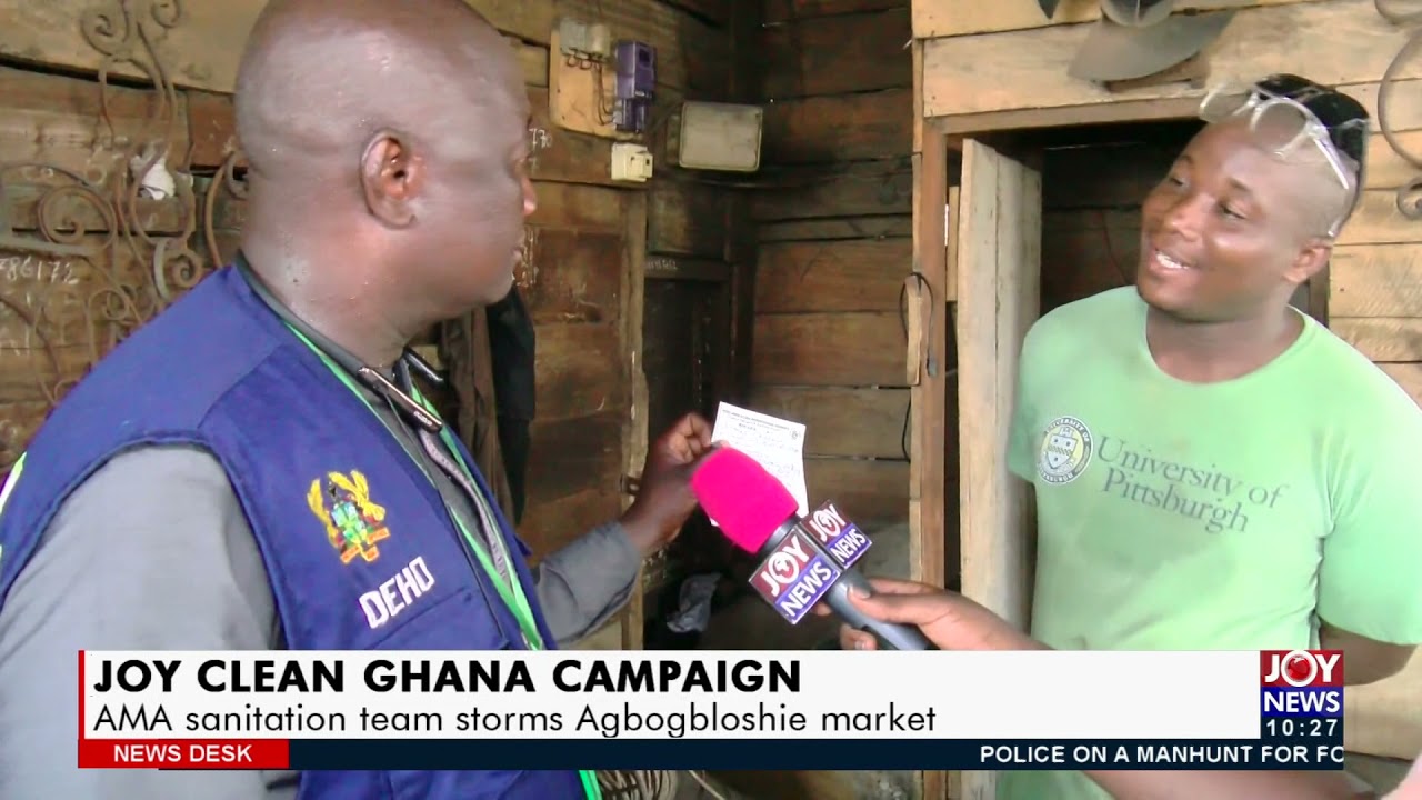 Joy Clean Ghana Campaign: AMA sanitation storms Agbogbloshie market - News Desk on JoyNews (7-10-21)