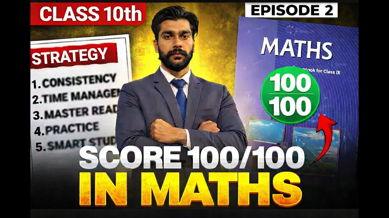 SCORE 100/100 IN MATHEMATICS IN 1 WEEK RBSE CLASS   EPISODE 2  [ RBSE CLASS X LAST 1 WEEK STRATEGY ]