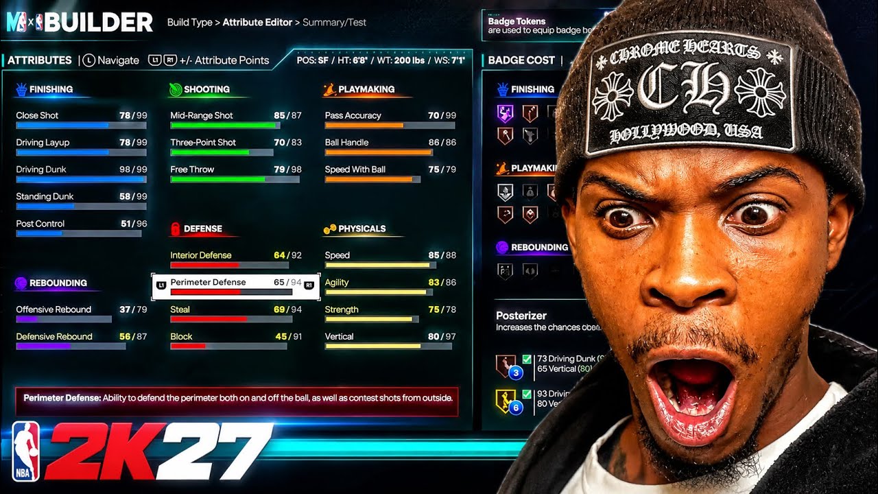 NBA2K27: ПОЛНЫЙ РАЗБОР КОНСТРУКТОРА ИГРОКА