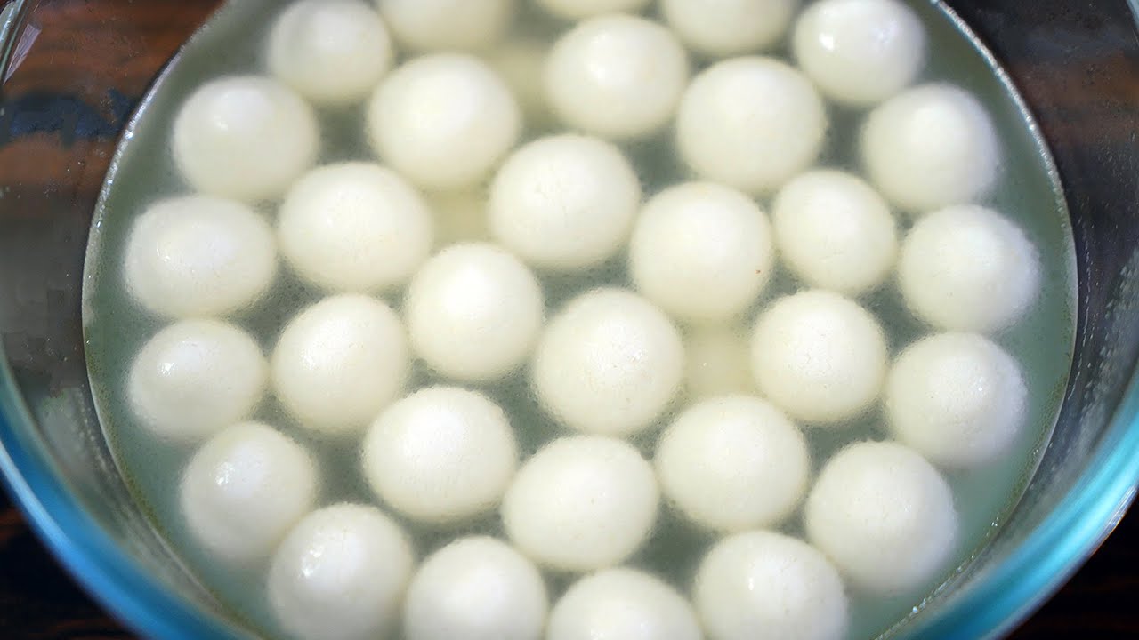 Make 40 rasgullas from 1 litre milk | Sponge Rasgulla Recipe | Bengali Rasgulla