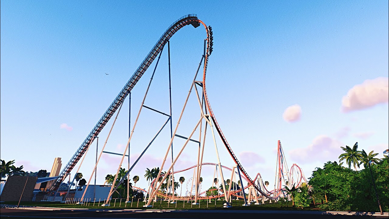Meteor - 230ft Beachside MK1101 Concept | Planet Coaster 2/FVD++ | POV