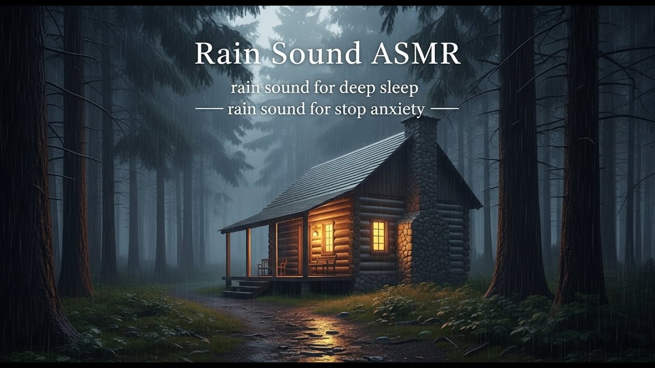 Rain and Thunder Sounds for Deep Sleep and Relaxed Night Rest