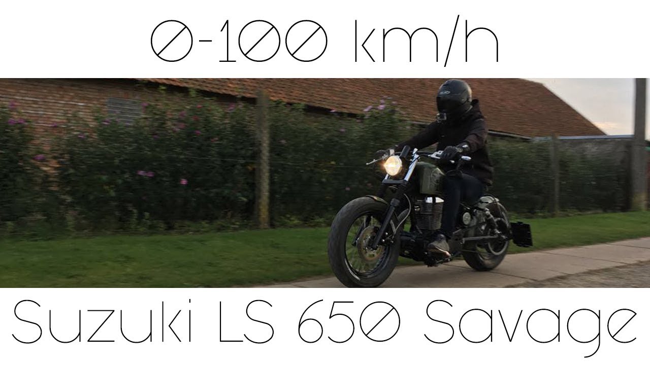 0-100 km/h | Suzuki LS 650 Savage | BIG ONE | VMV