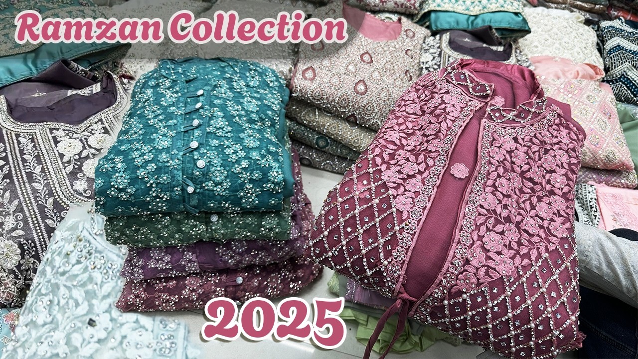 Best Showroom Collection | 2025 Ramzan Ladies Suit Wholesale | Heavy Suits & Export Quality