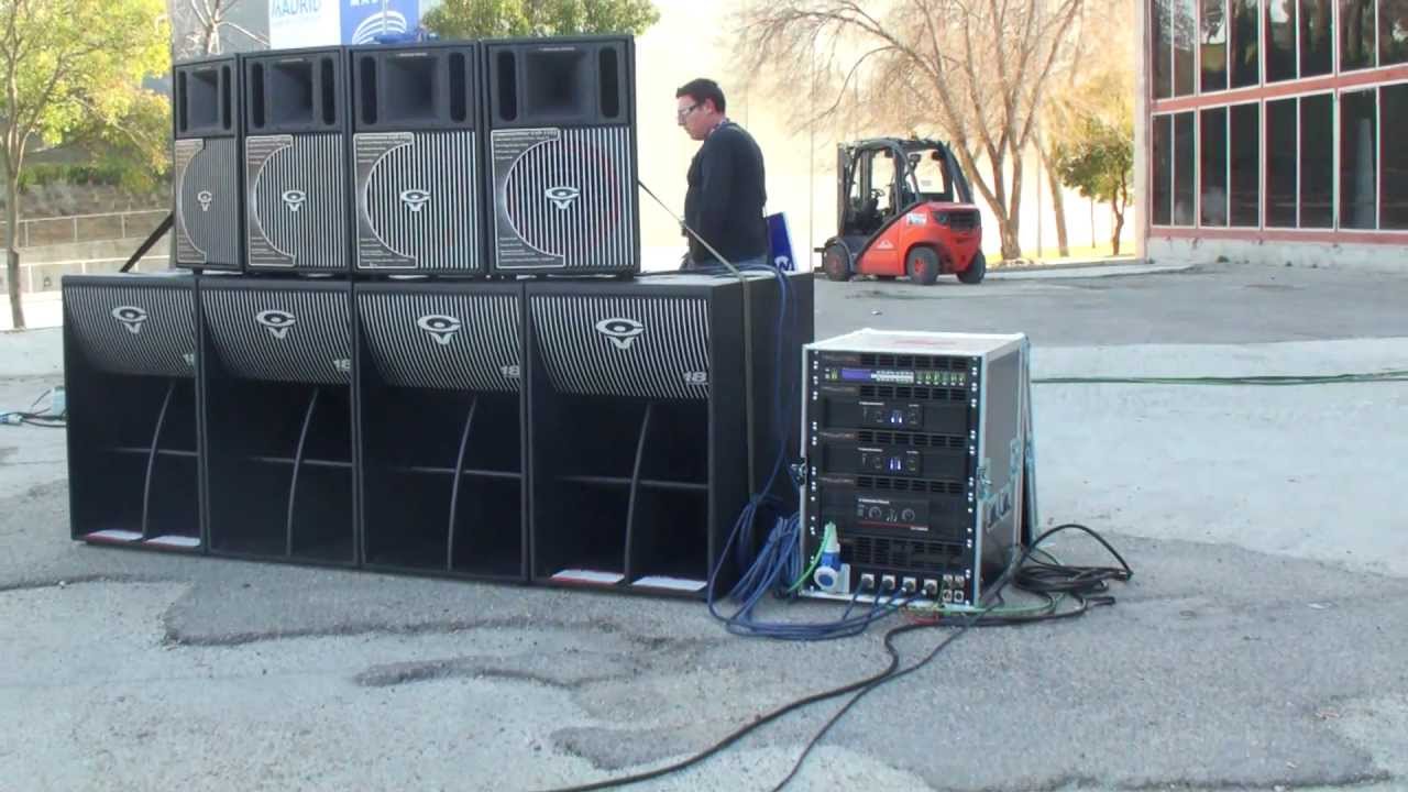 Afial - Demostracion de sonido array - Cerwin Vega