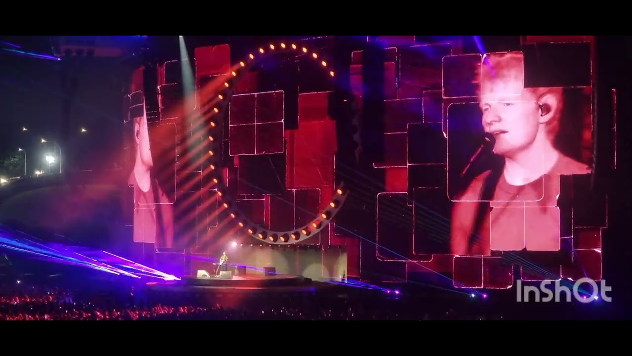 Ed Sheeran en Auckland,Show Completo!!