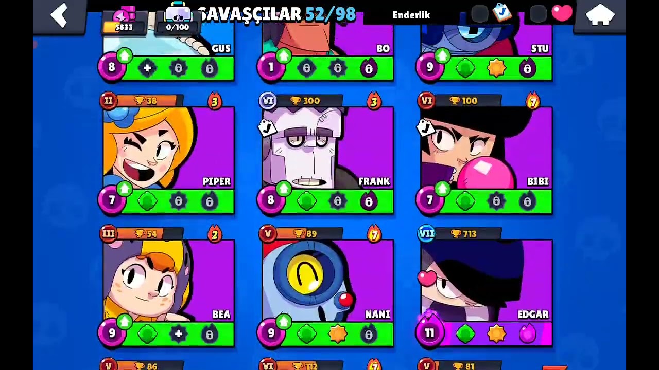 Brawl star oynuyorum 
