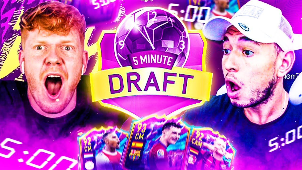 FIFA 22 - FUTURE STARS TEAM 2! INCREDIBLE 5 MINUTE FUT DRAFT VS @Oakelfish - ULTIMATE TEAM
