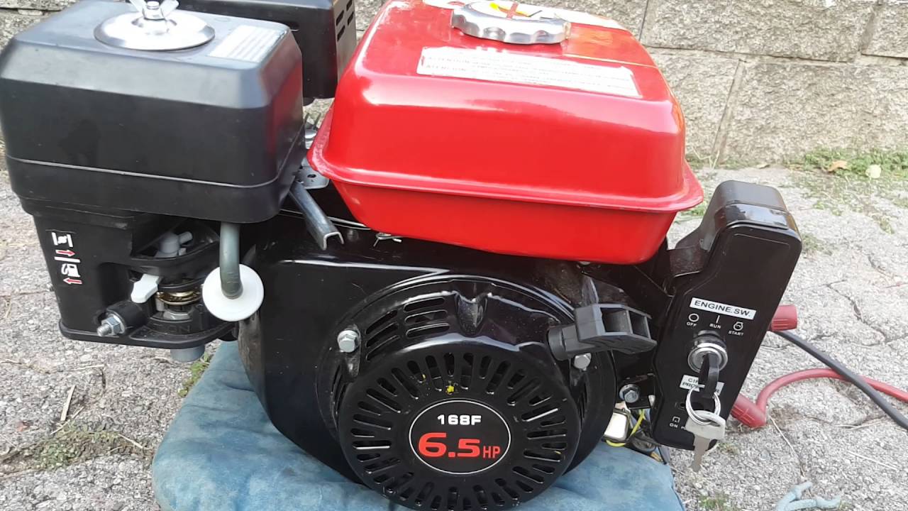 honda gx 200/ Clone electric start Test