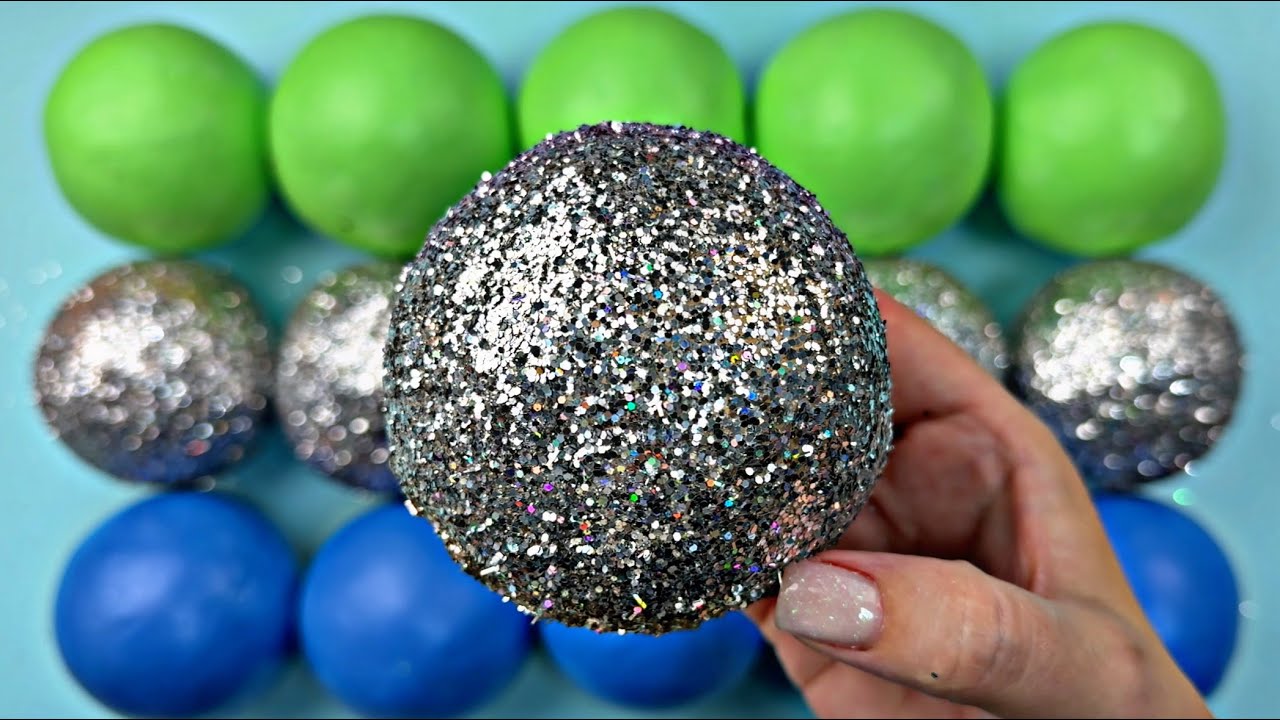Cracking light plasticine | ASMR video