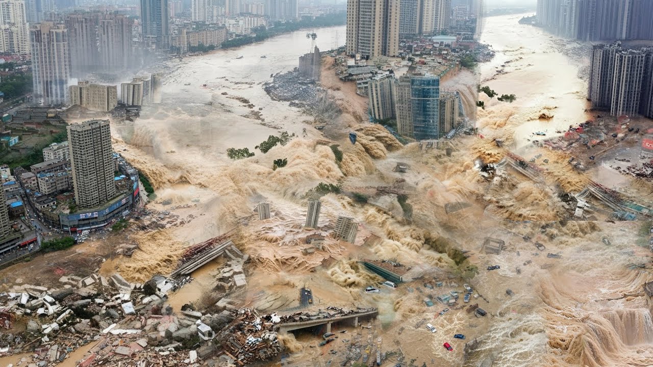 China&rsquo;s Capital Beijing Submerged: Dam Failure Triggers Mega Floods &mdash; Homes Lost, Chaos Unfolds