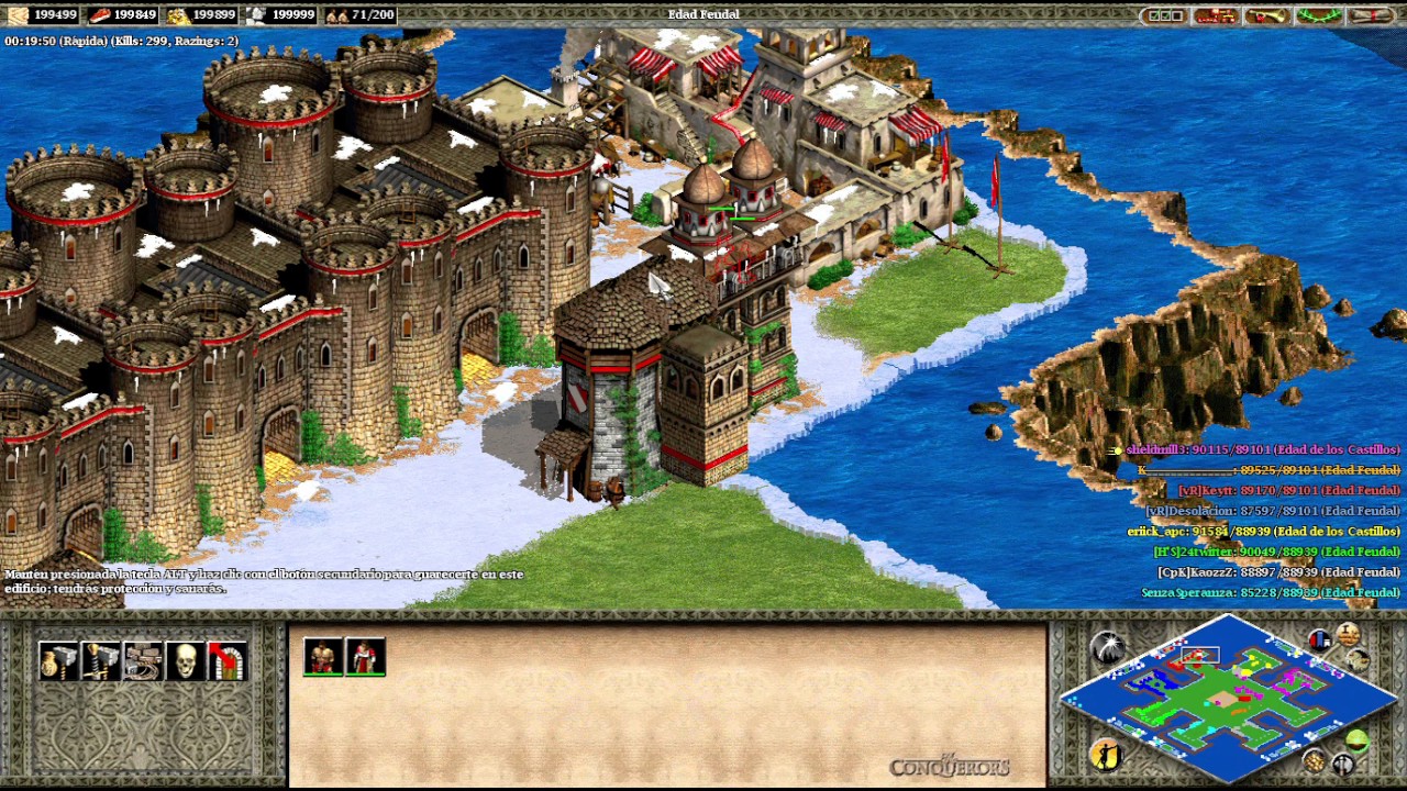 Age of Empires II Conquerors CBA HERO (4vs4) Sarracenos
