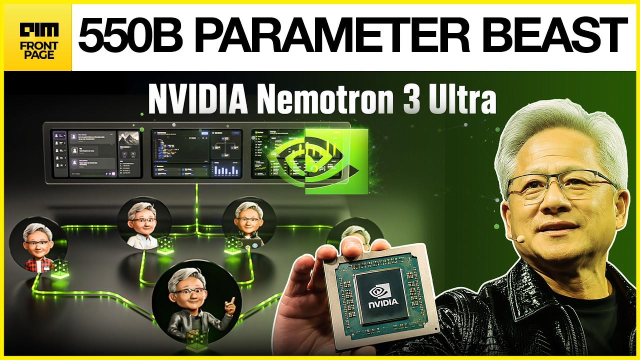 PILNE: NVIDIA wprowadza na rynek układ Nemotron 3 Ultra 550B dla agent&oacute;w AI