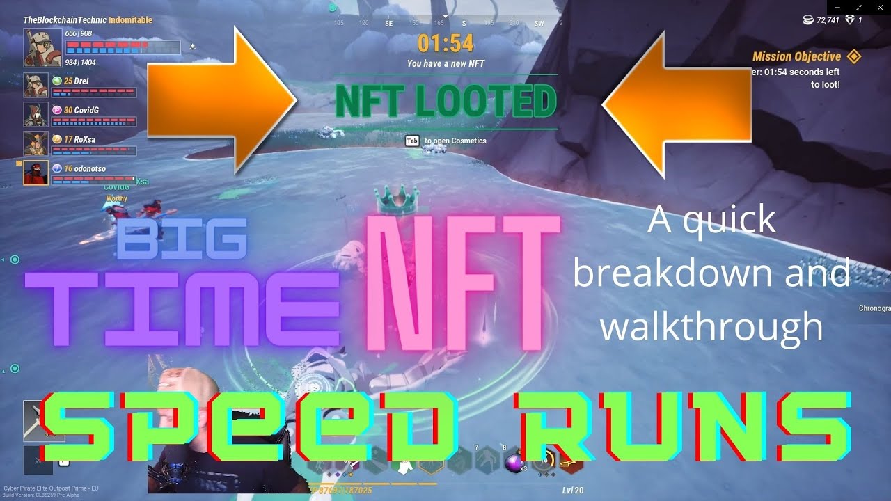 Big Time Game NFT Speed Run Walkthrough