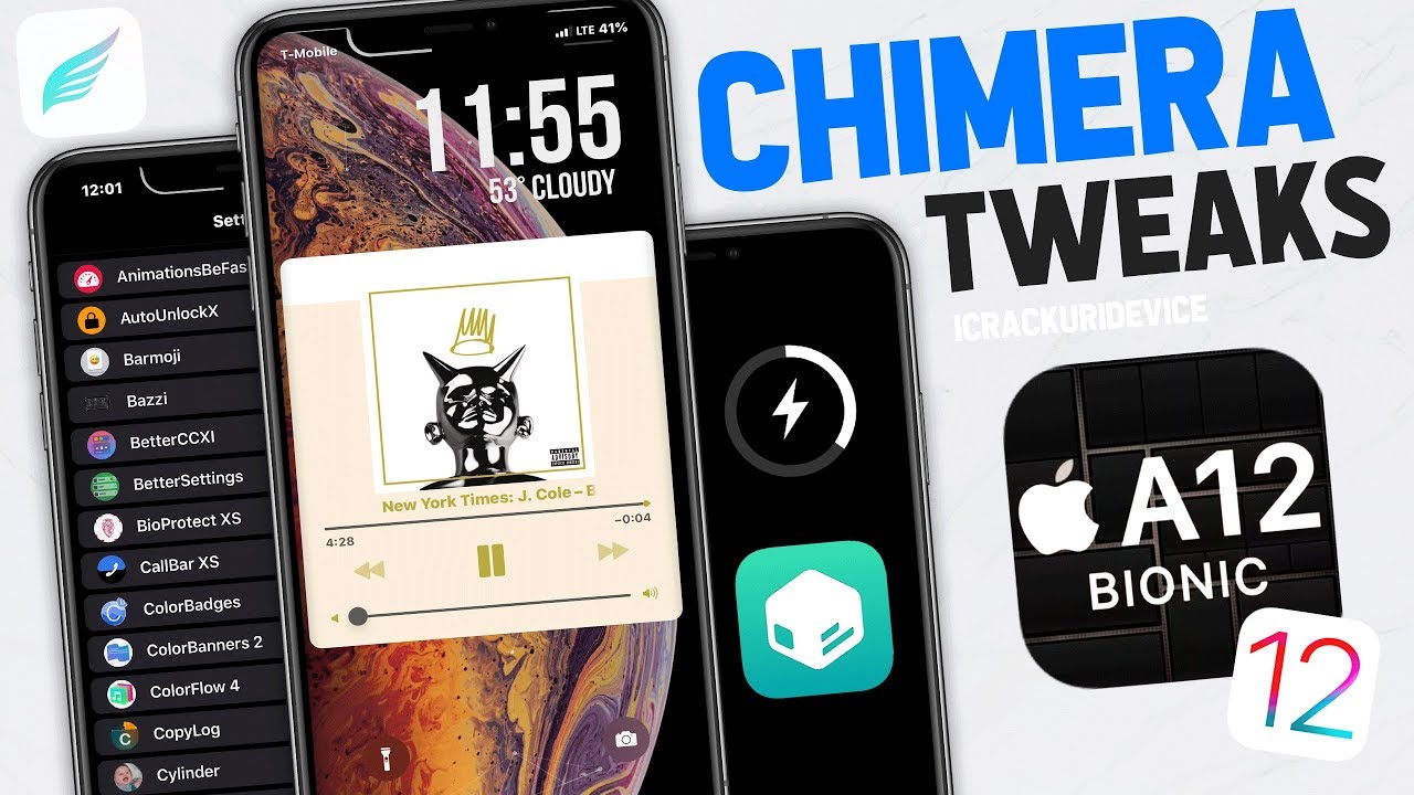 18 Essential A12 Jailbreak Tweaks for Sileo & Chimera Jailbreak iOS 12 - 12.1.2!