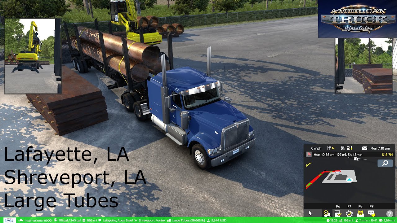 American Truck Simulator - Lafayette, LA - Shreveport, LA