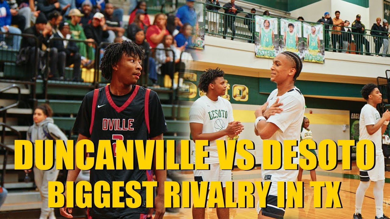 Deuce Hunt & Duncanville vs Tra Young & DeSoto | HEATED RIVALRY👀 | 6A District !!! 
