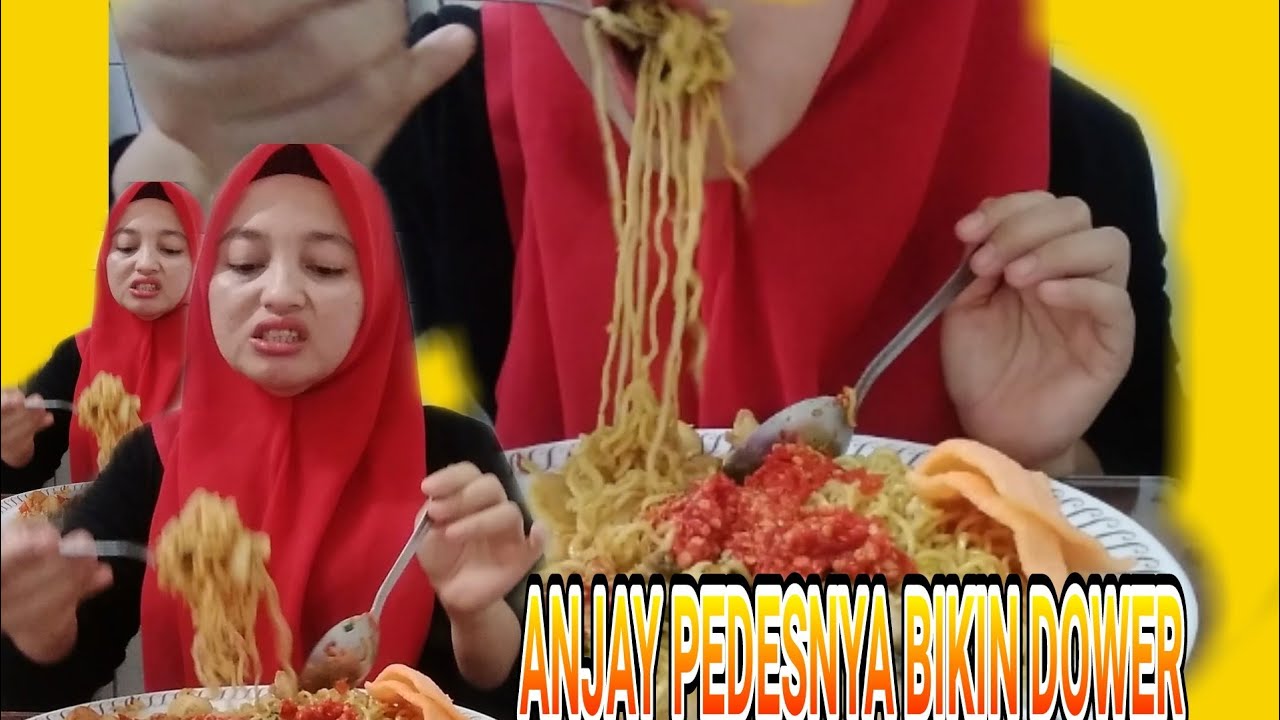 ANJAY PARAH!!! PEDESNYA MIE GORENG SETAN BIKIN BIBIR KU DOWER // NOVI CHIKA