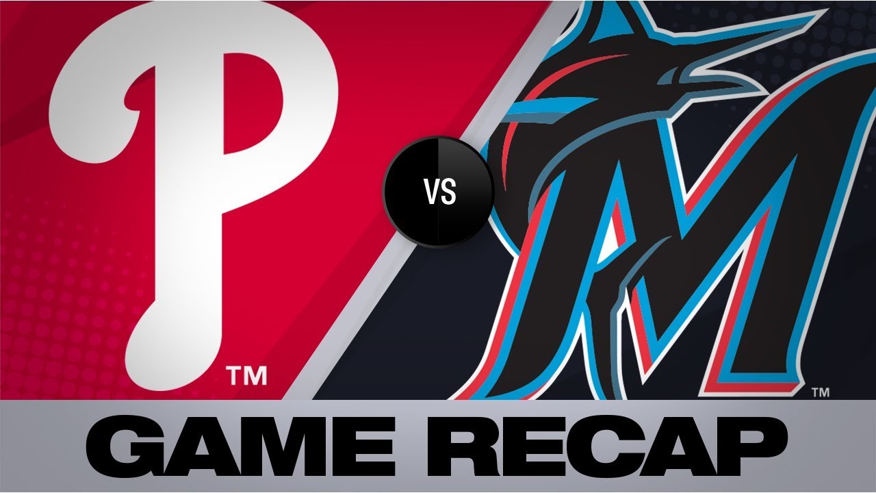 Dickerson's 5 RBIs spark Phillies in 9-3 win | Phillies-Marlins Game Highlights 8/24/19